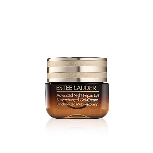 Estée Lauder Advanced Night Repair Eye Supercharged Gel-Creme jar on a white background