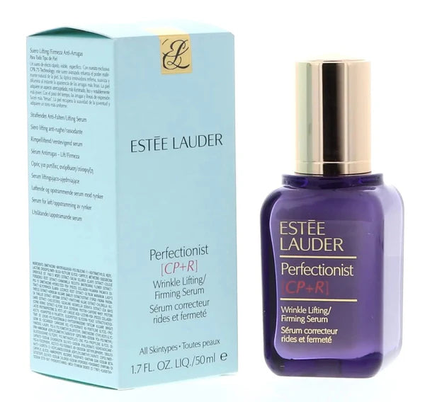 Estée Lauder Perfectionist serum bottle and packaging on a white background