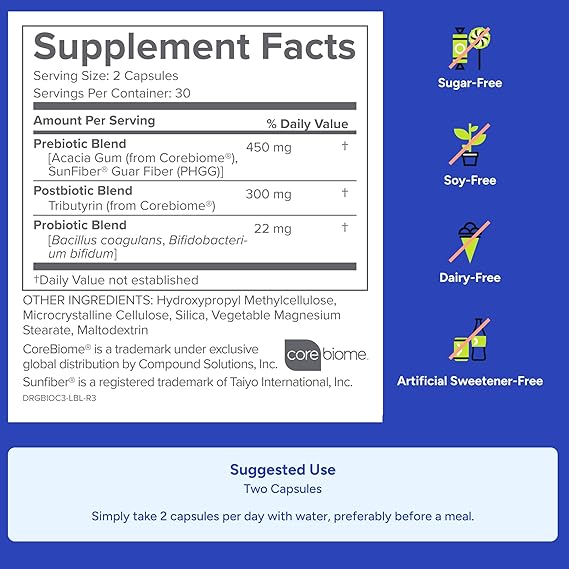 GUNDRY MD BIO COMPLETE 3 supplement facts