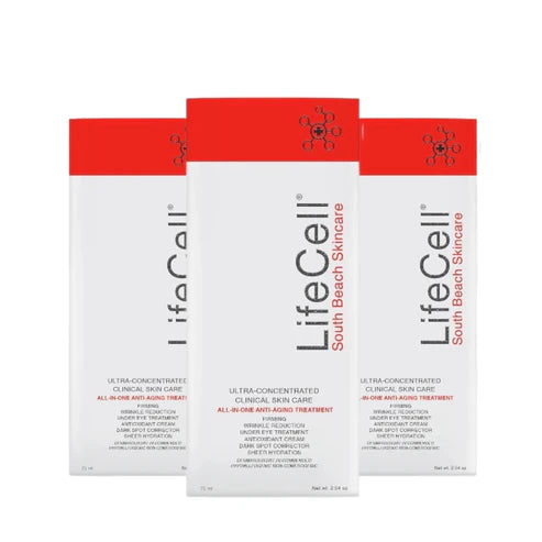 LifeCell Anti-Aging Cream – Retinol, Vitamin C & Hyaluronic Acid for Wrinkles, Fine Lines & Dark Circles (2.54oz)