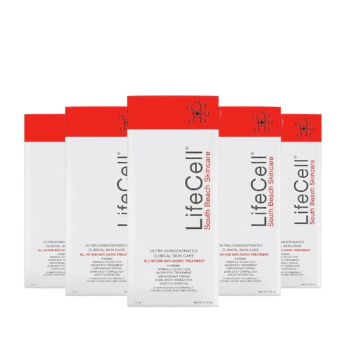LifeCell Anti-Aging Cream – Retinol, Vitamin C & Hyaluronic Acid for Wrinkles, Fine Lines & Dark Circles (2.54oz)