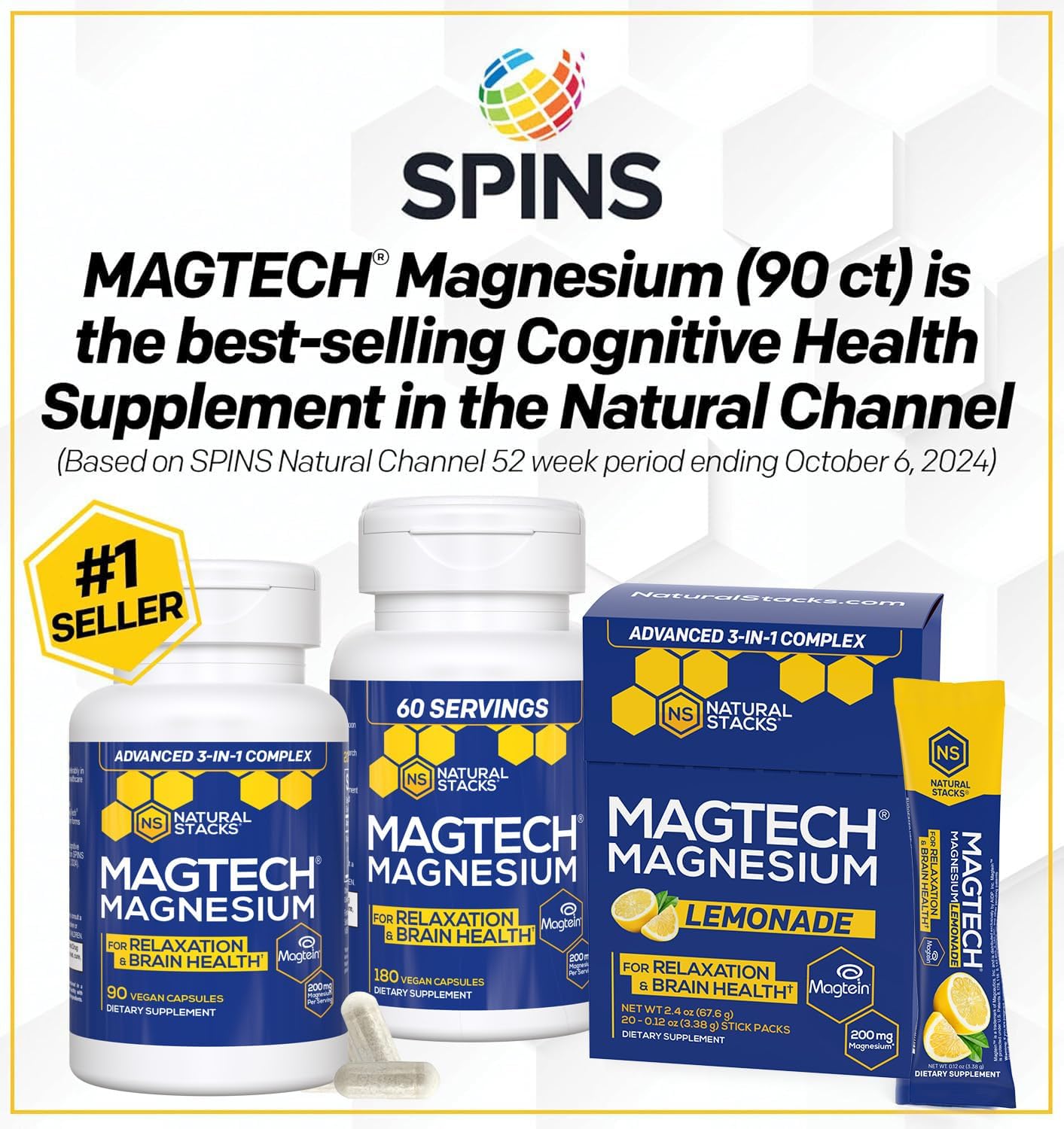 MagTech, Magnesium Complex, 200 mg, SPINS