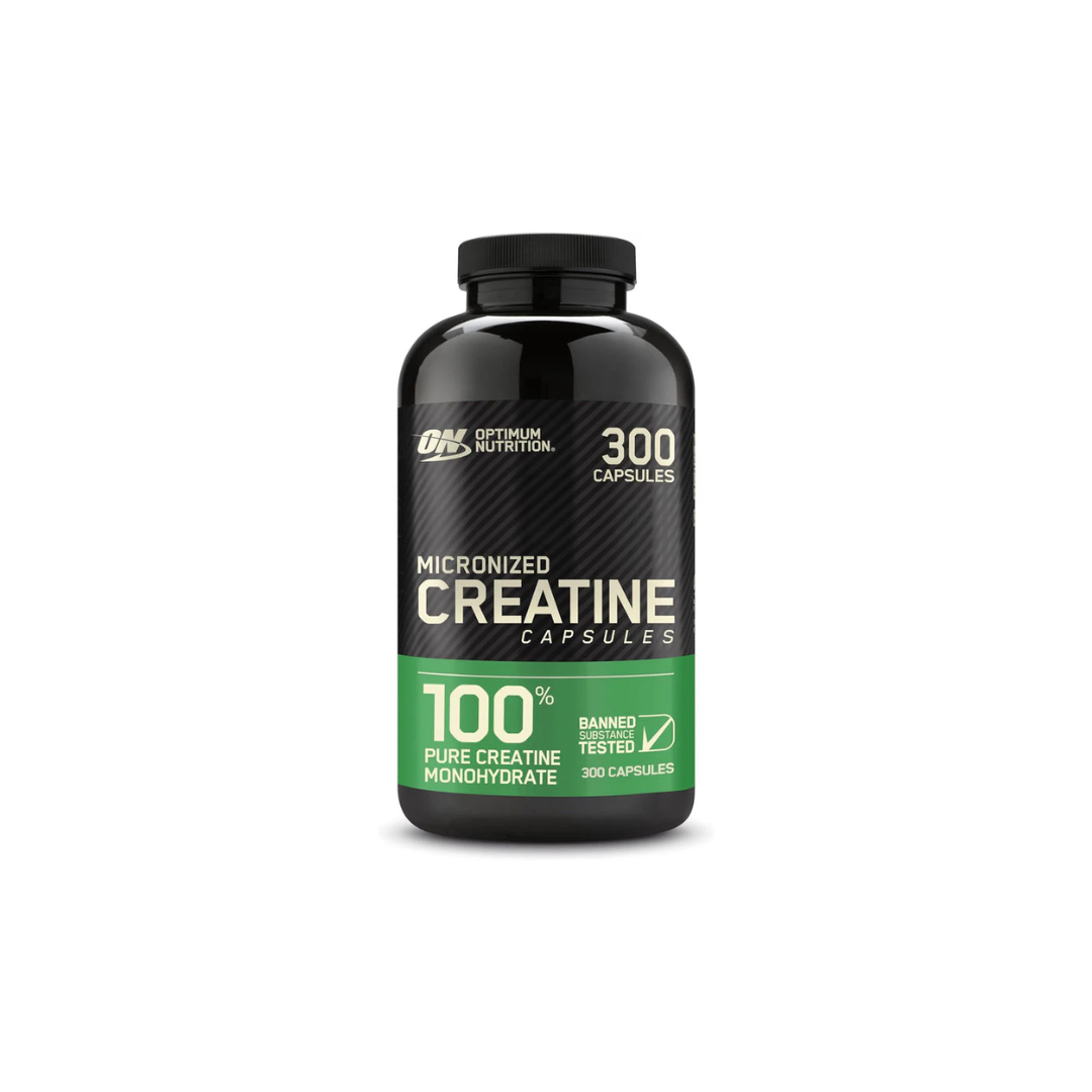 Optimum Nutrition Micronized Creatine Monohydrate Capsules – 300 Count