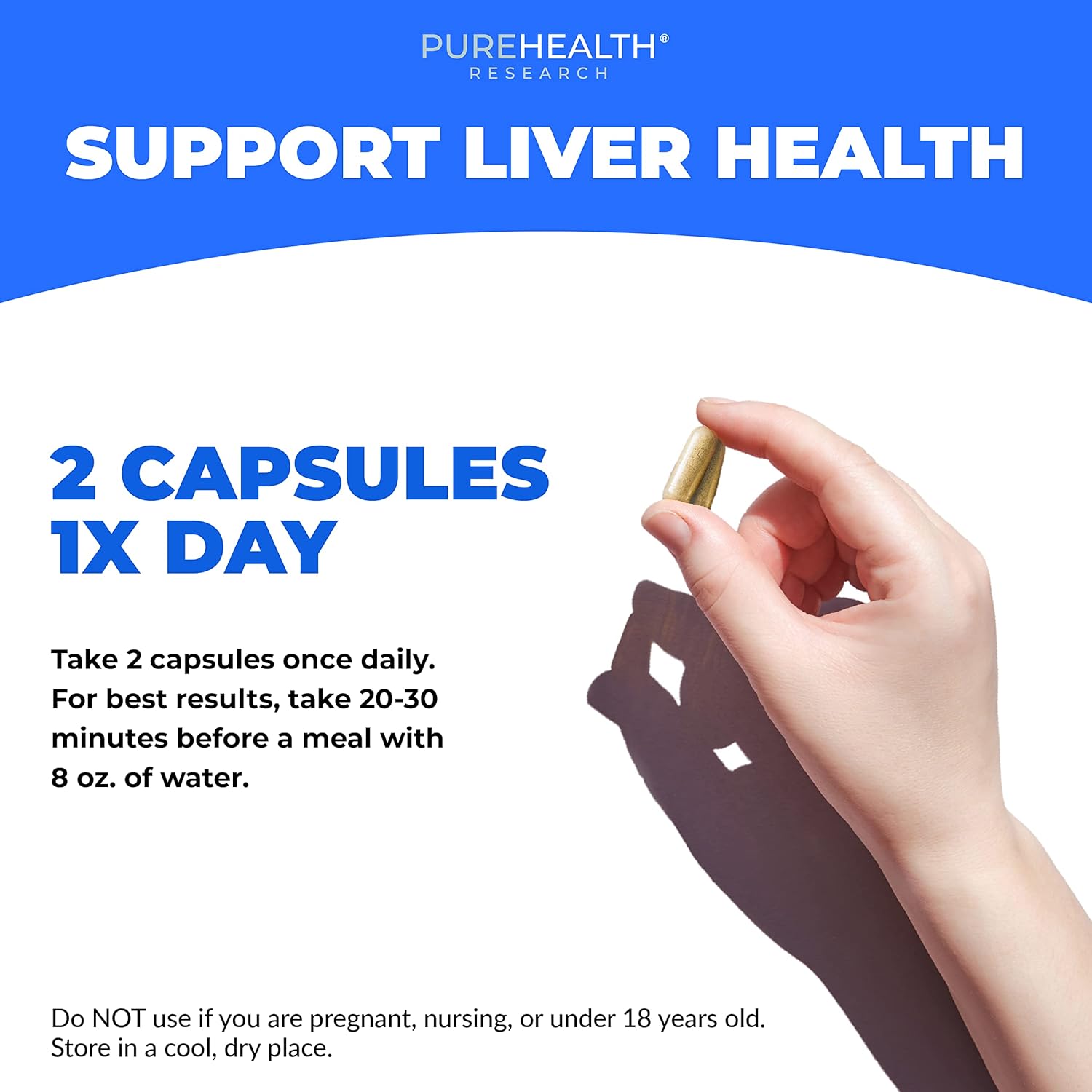 PureHealth Research Liver Health - how to take