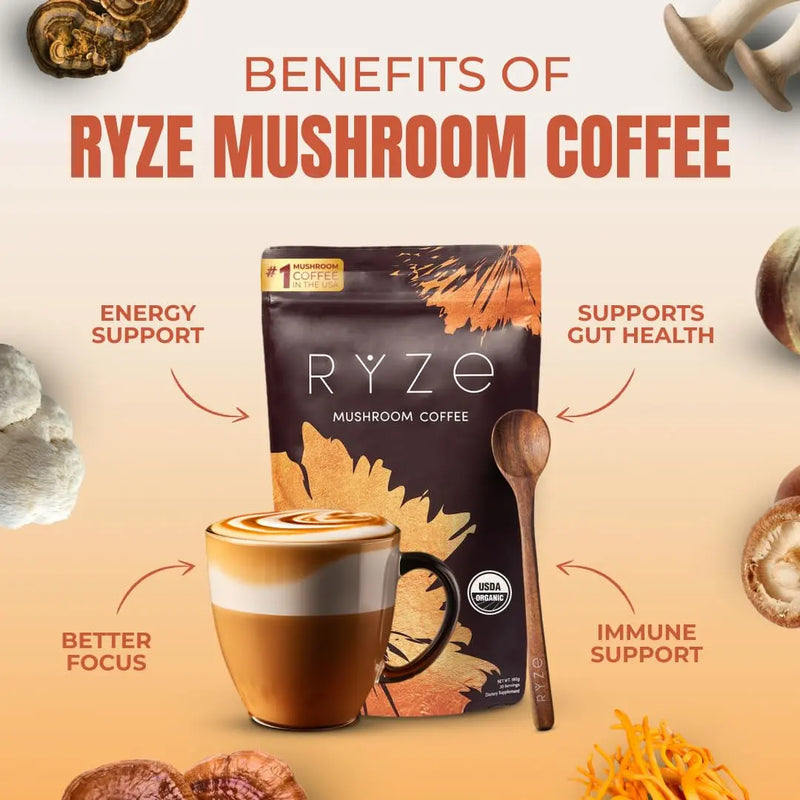 RYZE-Organic-Mushroom-Coffee benefits