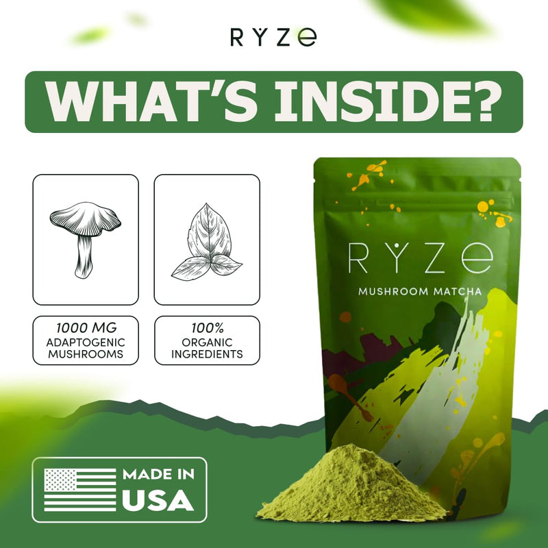 Ryze_Mushroom_Matcha_organic_ingredients