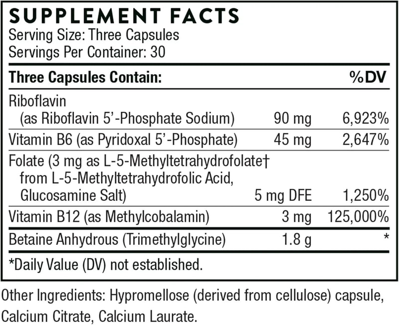 THORNE-Methyl-Guard-Plus supplement facts
