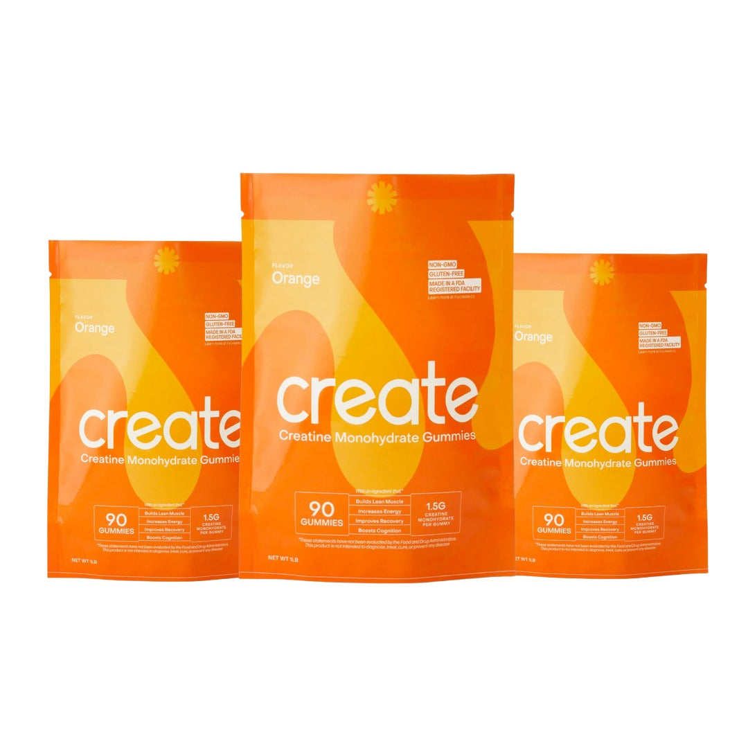 Create Creatine Monohydrate Gummies – Delicious, Convenient Supplement for Strength, Focus & Daily Wellness