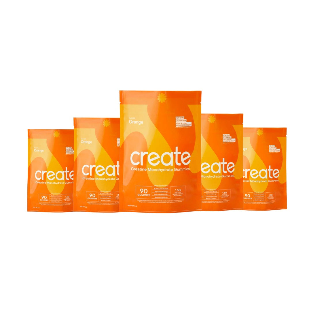 Create Creatine Monohydrate Gummies – Delicious, Convenient Supplement for Strength, Focus & Daily Wellness