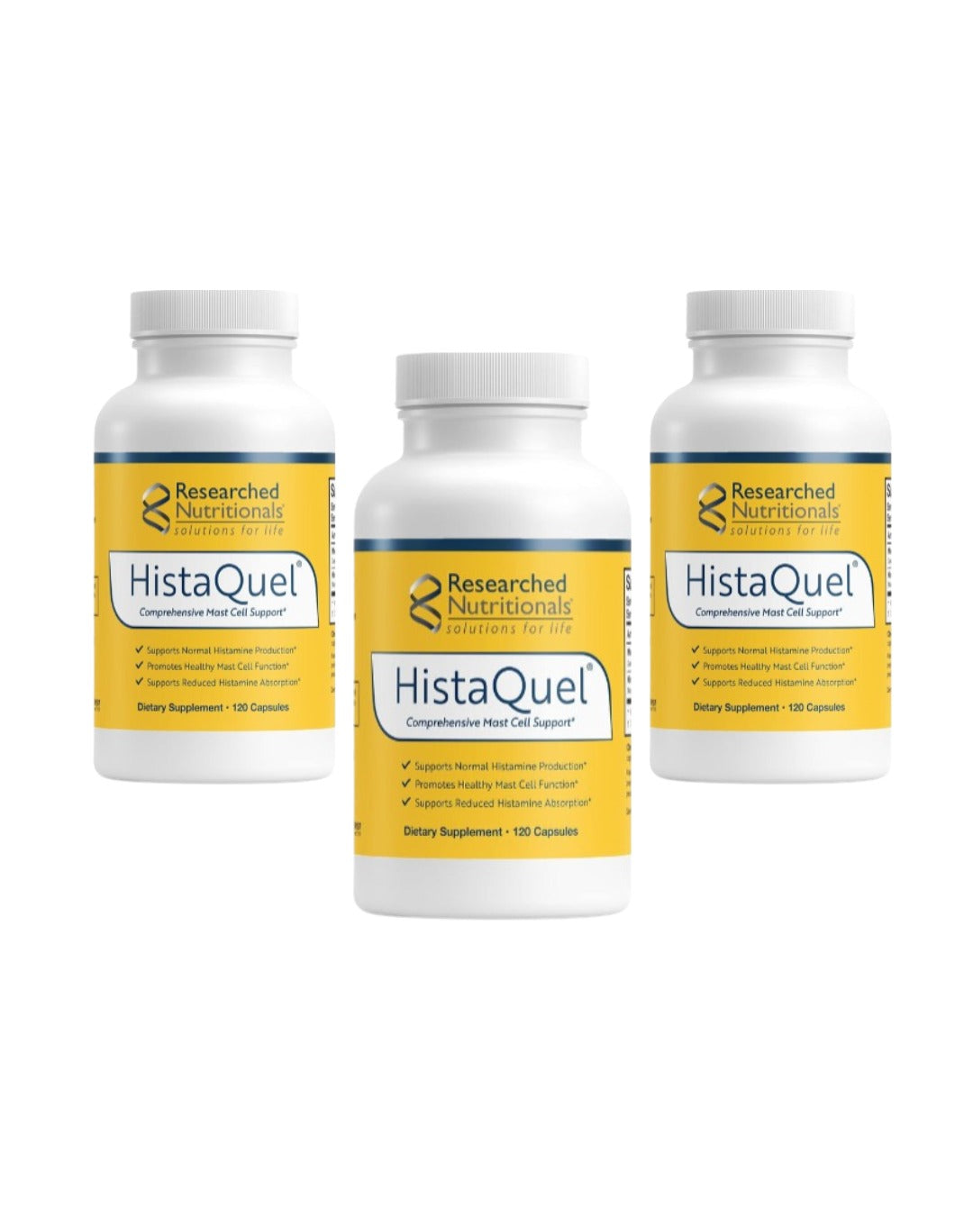 Researched Nutritionals HistaQuel – Immune Support Supplement with Stinging Nettle Leaf & Black Seed Oil – Supports Healthy Histamine Response – 120 Capsules