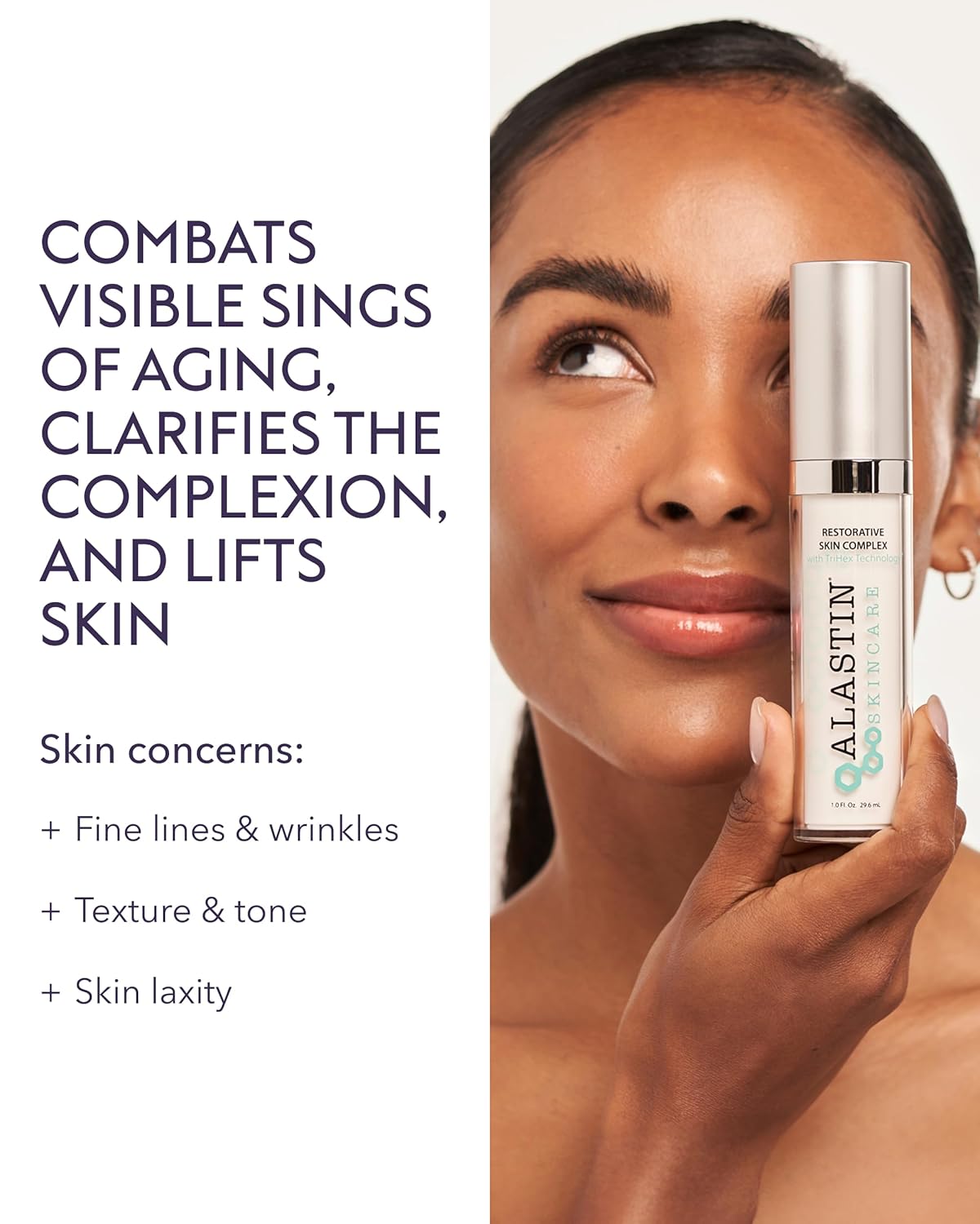 Alastin Restorative Skin Complex serum for fine lines, skin tone, and skin laxity